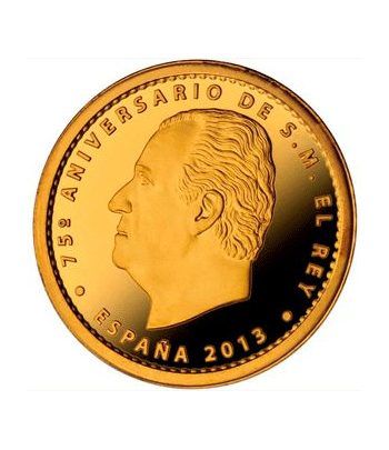 Moneda 2013 75 Aniversario del Rey Juan Carlos I 20 euros Oro