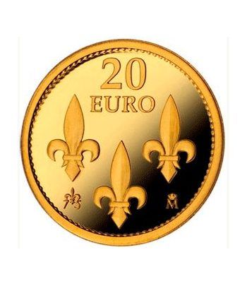 Moneda 2013 75 Aniversario del Rey Juan Carlos I 20 euros Oro