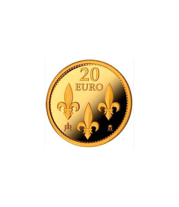 Moneda 2013 75 Aniversario del Rey Juan Carlos I 20 euros Oro