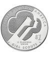 Estados Unidos 1$ de plata Centenario Girl Scouts 2013.