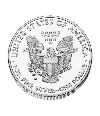 Moneda onza de plata 1$ Estados Unidos Liberty 2013 Proof.