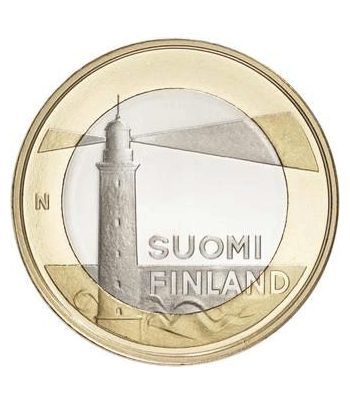 moneda Finlandia 5 Euros 2013 Faro de Salstar.