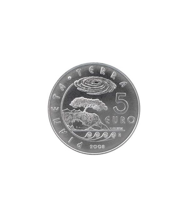 San Marino 5 Euros 2008. Plata.