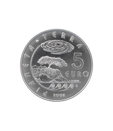 San Marino 5 Euros 2008. Plata.