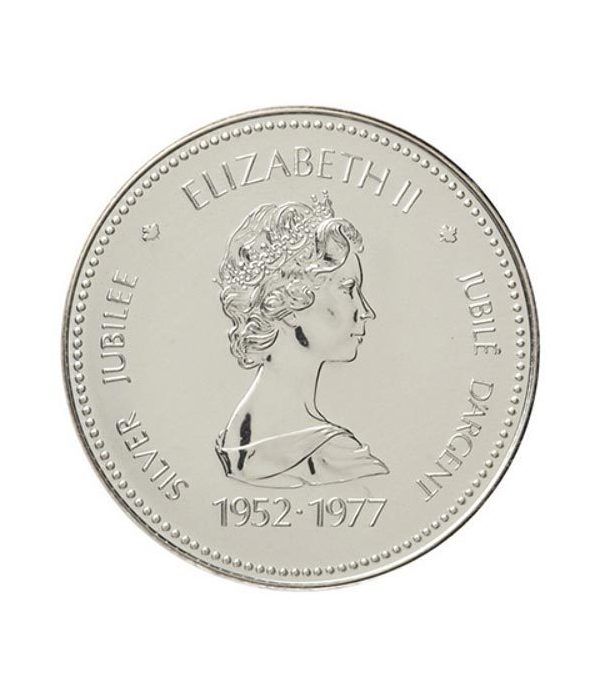 Canada 1$ 1977 Jubileo 1952-1977. Plata  - 2
