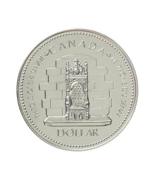 Canada 1$ 1977 Jubileo 1952-1977. Plata