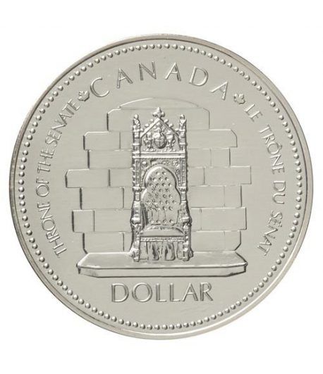 Canada 1$ 1977 Jubileo 1952-1977. Plata