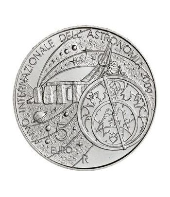 San Marino 5 Euros 2009. Astronomía. Plata.