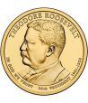 E.E.U.U. 1$ (2013) 26º Presidencial Theodore Roosevelt (2cecas)