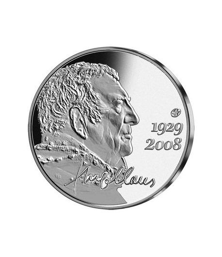 moneda Belgica 10 Euros 2013 Europa. Hugo Claus. Estuche proof.