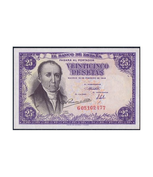 (1946/02/19) Madrid. 25 Pesetas. SC.