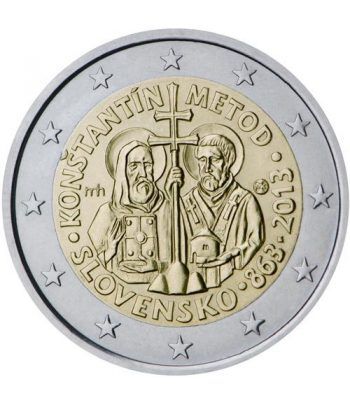 moneda conmemorativa 2 euros Eslovaquia 2013.