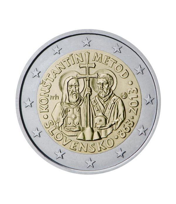 moneda conmemorativa 2 euros Eslovaquia 2013.  - 2