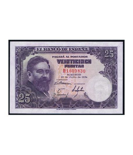 (1954/07/22) Madrid. 25 Pesetas. SC.