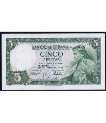 (1954/07/22) Madrid. 5 Pesetas. SC.