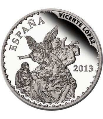 Moneda 2013 Tesoros Españoles. Vicente López. 10 euros. Plata.