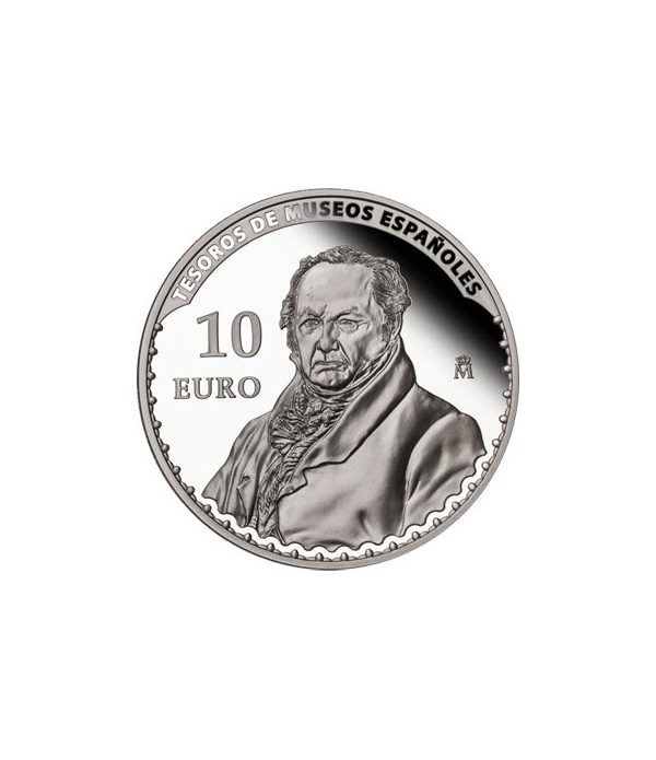 Moneda 2013 Tesoros Españoles. Vicente López. 10 euros. Plata.