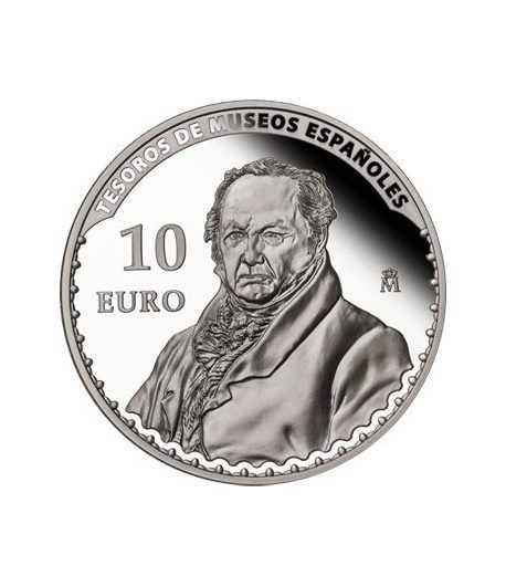 Moneda 2013 Tesoros Españoles. Vicente López. 10 euros. Plata.