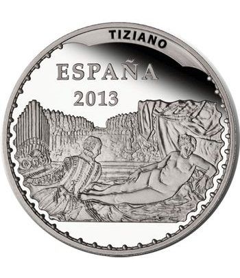 Moneda 2013 Tesoros Españoles. Tiziano. 10 euros. Plata.