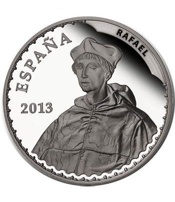 Moneda 2013 Tesoros Españoles. Rafael. 10 euros. Plata.