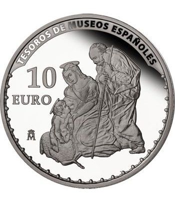 Moneda 2013 Tesoros Españoles. Rafael. 10 euros. Plata.