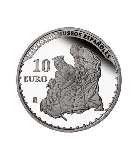 Moneda 2013 Tesoros Españoles. Rafael. 10 euros. Plata.