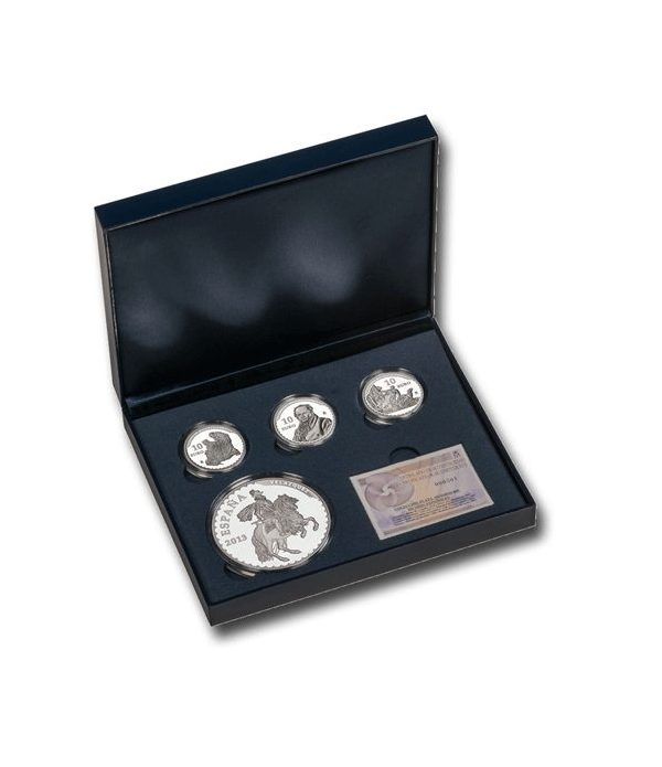 Monedas 2013 Tesoros Españoles. Estuche Plata.