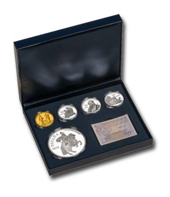 Monedas 2013 Tesoros Españoles. Estuche Oro y Plata.