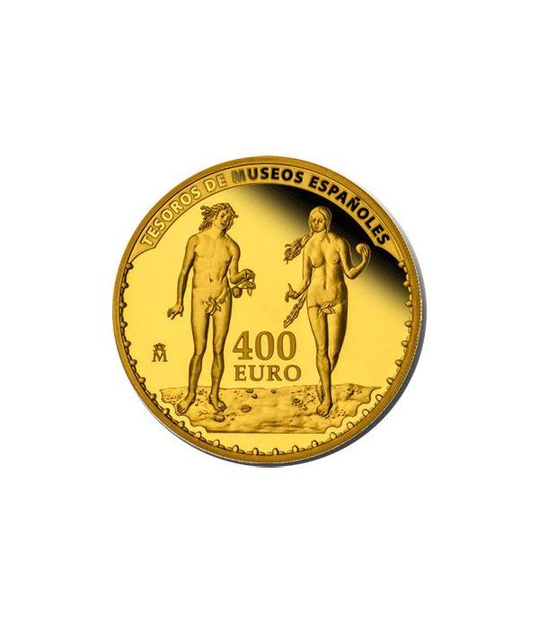 Moneda 2013 Tesoros Españoles. Durero. 400 euros. Oro.