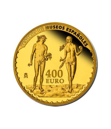 Moneda 2013 Tesoros Españoles. Durero. 400 euros. Oro.