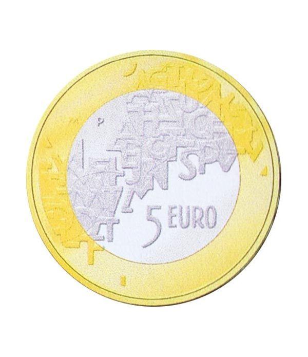 moneda Finlandia 5 Euros 2006 (Presidencia Consejo U.E.).  - 2