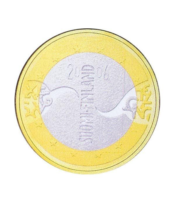 moneda Finlandia 5 Euros 2006 (Presidencia Consejo U.E.).  - 4