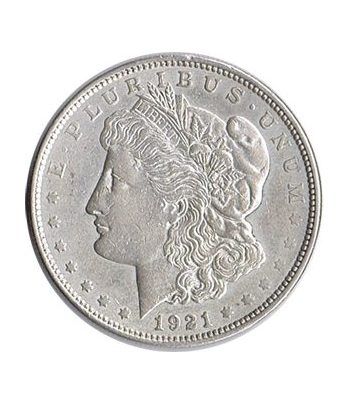 Moneda de plata 1$ Estados Unidos Morgan 1921. MBC  - 1