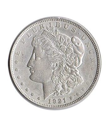 Moneda de plata 1$ Estados Unidos Morgan 1921. MBC