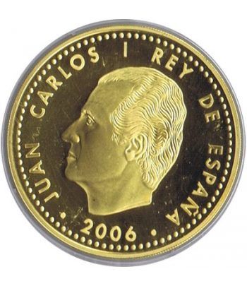 Moneda 2006 Carlos V. Personajes Europeos. 10 euros. Baño oro