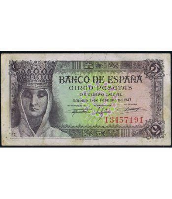 (1943/02/13) Madrid. 5 Pesetas. EBC.