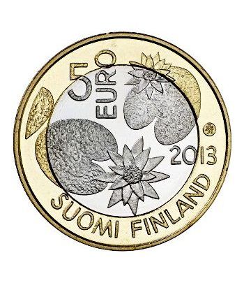 moneda Finlandia 5 Euros 2013. Naturaleza. Verano.