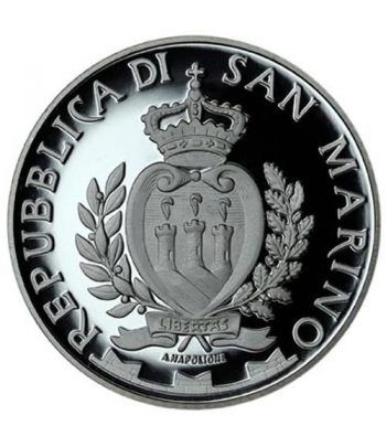 San Marino 5 Euros 2013. John Fitzgerald Kennedy. Plata. Proof.