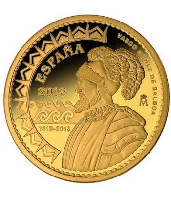 Monedas 2013 500 Anº Descubrimiento Pacifico Completa oro plata