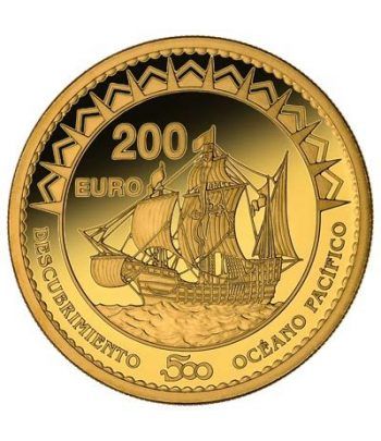 Monedas 2013 500 Anº Descubrimiento Pacifico Completa oro plata