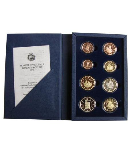 Cartera oficial euroset San Marino 2009 Proof