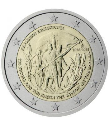 moneda conmemorativa 2 euros Grecia 2013. Creta.