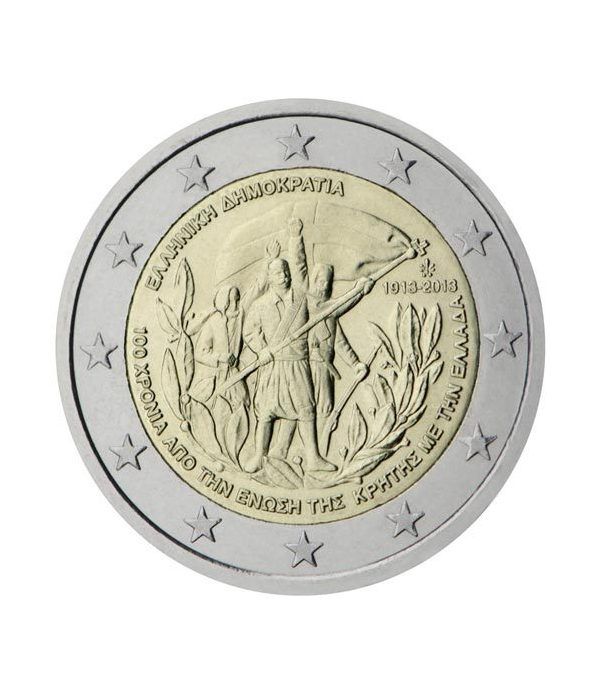 moneda conmemorativa 2 euros Grecia 2013. Creta.