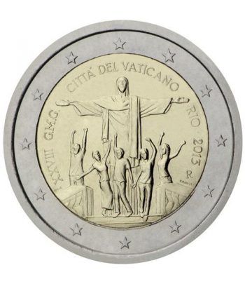 moneda conmemorativa 2 euros Vaticano 2013. Estuche Oficial.