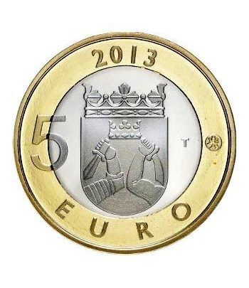 moneda Finlandia 5 Euros 2013 Carelia.