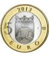 moneda Finlandia 5 Euros 2013 Carelia.
