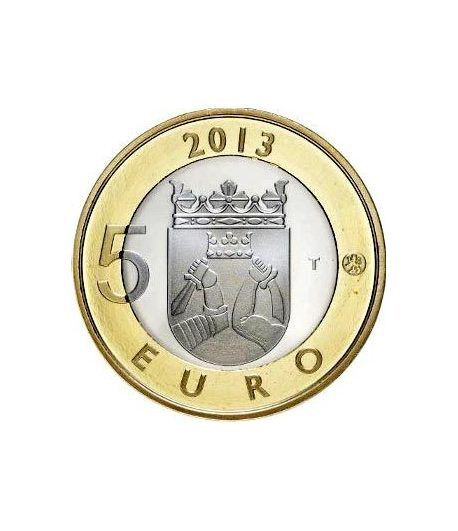 moneda Finlandia 5 Euros 2013 Carelia.