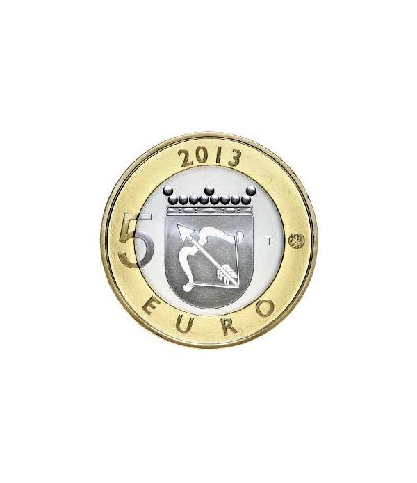 moneda Finlandia 5 Euros 2013 Savonia.  - 4