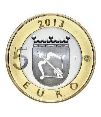 moneda Finlandia 5 Euros 2013 Savonia.  - 1