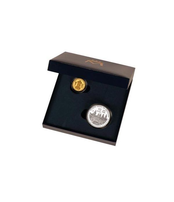 Monedas 2013 Milenio Reino de Granada. Completa oro y plata.